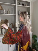 Load image into Gallery viewer, Patchwork Long Duster Kimono