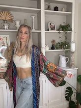 Load image into Gallery viewer, Patchwork Long Duster Kimono