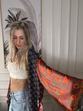 Load image into Gallery viewer, Patchwork Long Duster Kimono