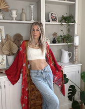 Load image into Gallery viewer, Patchwork Long Duster Kimono