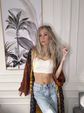 Load image into Gallery viewer, Patchwork Long Duster Kimono