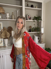 Load image into Gallery viewer, Patchwork Long Duster Kimono