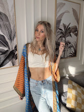Load image into Gallery viewer, Patchwork Long Duster Kimono