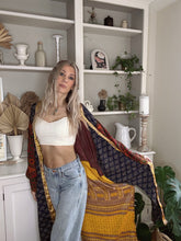 Load image into Gallery viewer, Patchwork Long Duster Kimono