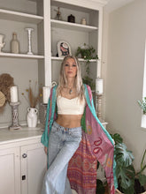 Load image into Gallery viewer, Patchwork Long Duster Kimono