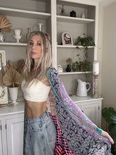 Load image into Gallery viewer, Patchwork Long Duster Kimono
