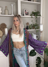 Load image into Gallery viewer, Patchwork Long Duster Kimono