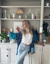 Load image into Gallery viewer, Aveline Patchwork short Kimono