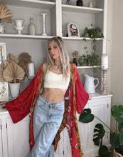 Load image into Gallery viewer, Patchwork Long Duster Kimono