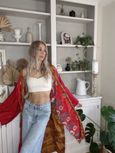 Load image into Gallery viewer, Patchwork Long Duster Kimono