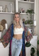 Load image into Gallery viewer, Patchwork Long Duster Kimono