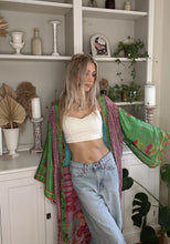 Load image into Gallery viewer, Patchwork Long Duster Kimono