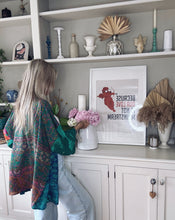 Load image into Gallery viewer, Aveline Patchwork short Kimono