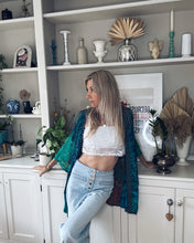 Load image into Gallery viewer, Aveline Patchwork short Kimono