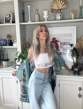 Load image into Gallery viewer, Aveline Patchwork short Kimono