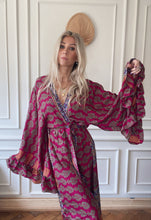 Load image into Gallery viewer, Goddess frill sleeve kimono