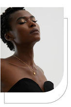 Load image into Gallery viewer, Gold Sun Coin necklace