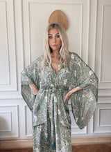 Load image into Gallery viewer, Zoyah Long Duster Kimono dress