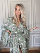Load image into Gallery viewer, Zoyah Long Duster Kimono dress