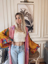 Load image into Gallery viewer, Patchwork Kimono