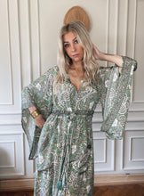 Load image into Gallery viewer, Zoyah Long Duster Kimono dress