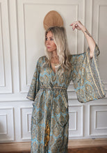 Load image into Gallery viewer, Zoyah Long Duster Kimono dress