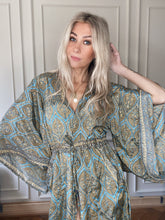 Load image into Gallery viewer, Zoyah Long Duster Kimono dress