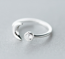 Load image into Gallery viewer, Luna Delight adjustable feather ring/ toe ring
