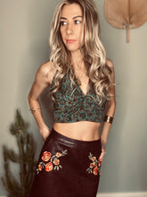 Load image into Gallery viewer, Stevie reversible top Burgundy/ Teal