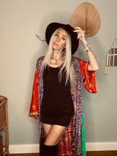 Load image into Gallery viewer, Patchwork Long Duster Kimono