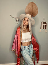 Load image into Gallery viewer, Patchwork Long Duster Kimono