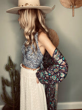 Load image into Gallery viewer, Stevie reversible top Blue/ Navy