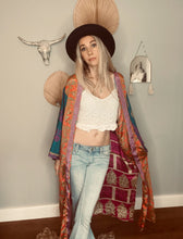 Load image into Gallery viewer, One of a kind Long Duster Kimono