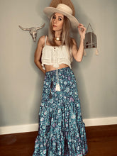 Load image into Gallery viewer, Boho skirt navy