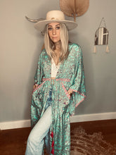 Load image into Gallery viewer, Zoyah Long Duster Kimono dress