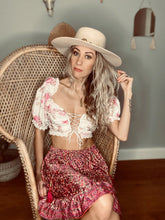 Load image into Gallery viewer, Boho mini skirt