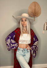 Load image into Gallery viewer, Patchwork Long Duster Kimono