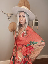 Load image into Gallery viewer, Goddess frill sleeve kimono
