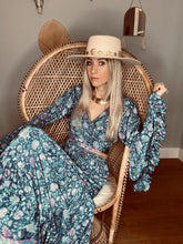 Load image into Gallery viewer, Boho skirt navy