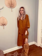Load image into Gallery viewer, Boho Tunic Dress &amp; matching headband S-L