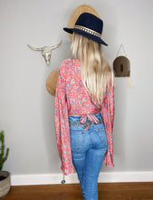 Load image into Gallery viewer, Silk bell sleeve top