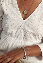 Load image into Gallery viewer, Moon Dust druzy crescent moon necklace