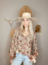 Load image into Gallery viewer, Boho Blouse red