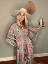 Load image into Gallery viewer, Zoyah Long Duster Kimono dress