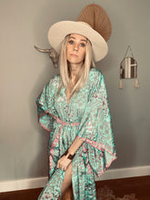 Load image into Gallery viewer, Zoyah Long Duster Kimono dress