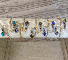 Load image into Gallery viewer, Goddess Eyes Bangle- available in different stones