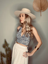 Load image into Gallery viewer, Stevie reversible top Blue/ Navy