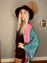Load image into Gallery viewer, Patchwork Long Duster Kimono