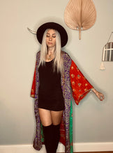 Load image into Gallery viewer, Patchwork Long Duster Kimono