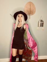 Load image into Gallery viewer, Patchwork Long Duster Kimono